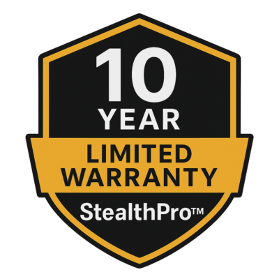 Stealth Pro™ 10-Year Limited Warranty