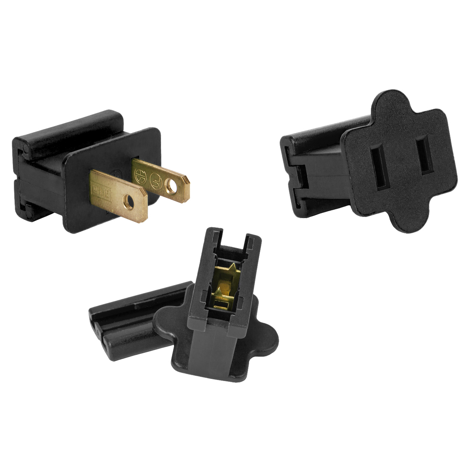 Vampire plugs for commercial Christmas lighting cable